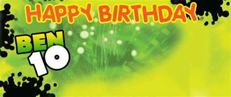 Ben 10 Birthday Banner Etsy Happy Birthday Banners Birthday Banner - Riset