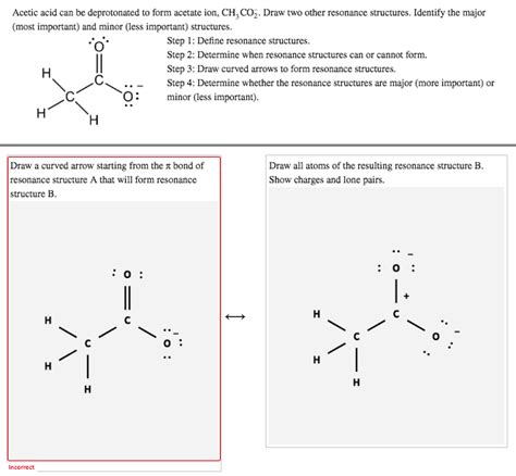 Solved Acetic acid can be deprotonated to form acetate ion, | Chegg.com