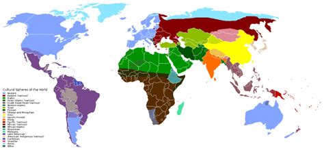 World Cultures Mapped - Vivid Maps