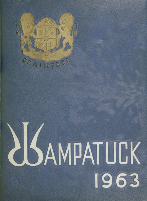 1963 yearbook from Braintree High School from Braintree, Massachusetts