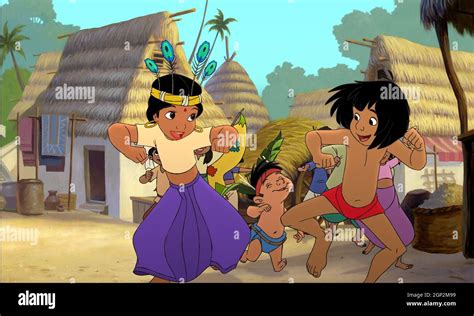 JUNGLE BOOK 2, Shanti, Ranjan, Mowgli, 2003. © Walt Disney / courtesy ...