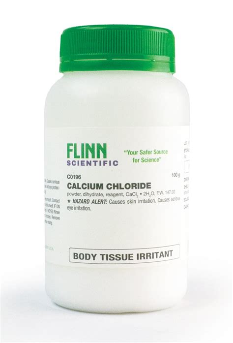 Calcium Chloride, Reagent, Powder, 100 g | Flinn Scientific