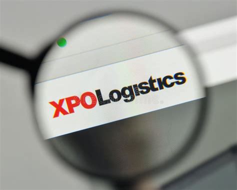 Milan, Italy - November 1, 2017: XPO Logistics Logo on the Website Homepage. Editorial Photo ...