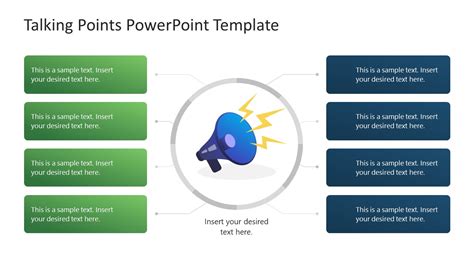 Talking Points PowerPoint Template & Presentation Slides