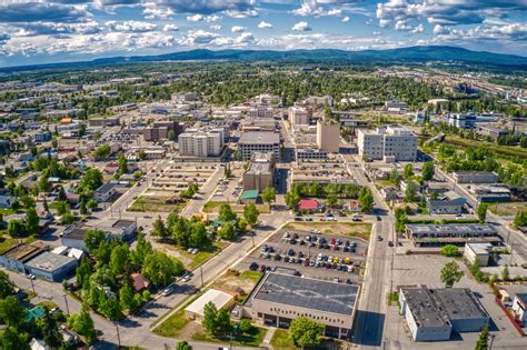 Aerial View of the Fairbanks, Alaska Skyline during Summer - Eye of the Flyer