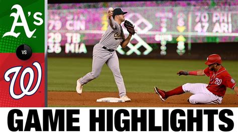 A's vs. Nationals Game Highlights (9/1/22) | MLB Highlights - YouTube