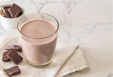 Premium Photo | Glass of chocolate milk