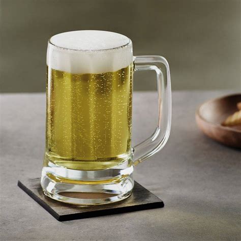 (Set Of 6) Ocean Munich High Quality Beer Mug Glass, 355ml