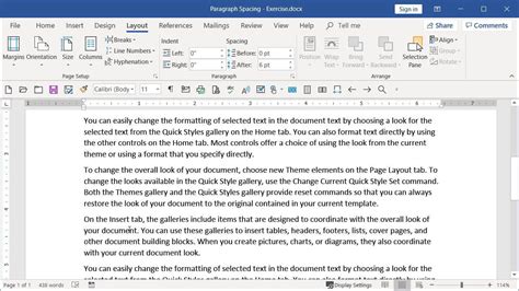 Paragraph Spacing | Microsoft Word - Basic | GoSkills