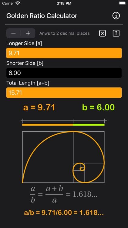 Golden Ratio Calculator Plus by Heng Jia Liang