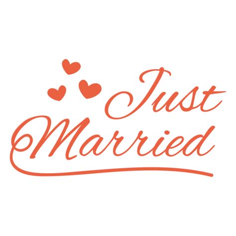 Just married Logo Template Editable Design to Download