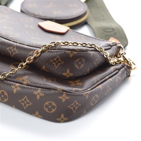 LOUIS VUITTON Monogram Multi Pochette Accessories Kaki 501323 | FASHIONPHILE