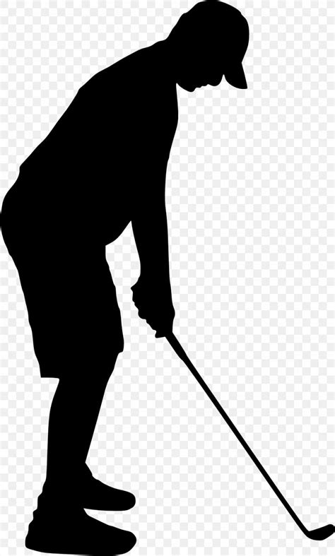 Silhouette Golfer Clip Art, PNG, 959x1593px, Silhouette, Black, Black ...