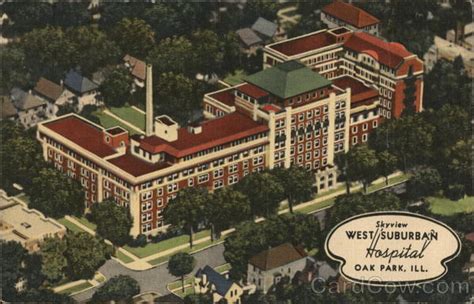 Skyview West Suburban Hospital Oak Park, IL Postcard