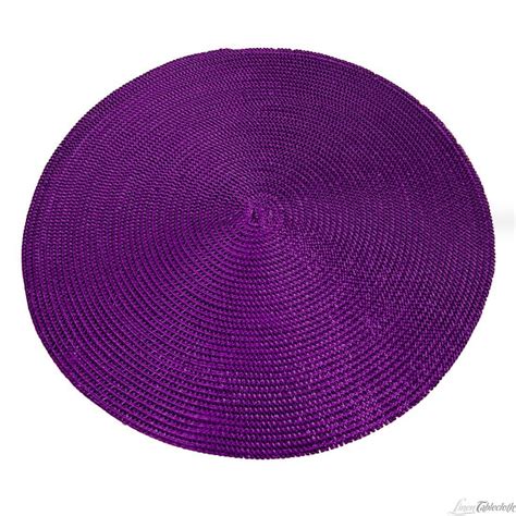Round purple placemat (4) | Placemats, Purple kitchen, Purple