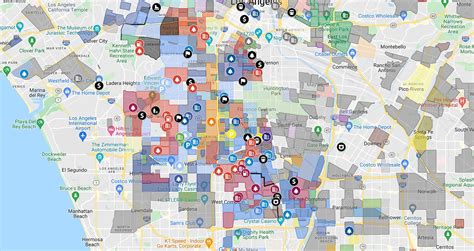 The Gangs of Los Angeles Map - by Michael H. Wesner