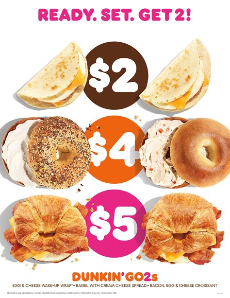 Dunkin’ Brings New Go2s Value Menu Choices to Its January Menu | Dunkin'