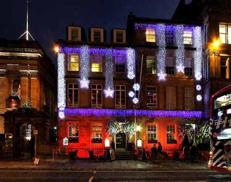 George Street - Christmas Decorations at Le Monde, December 2011