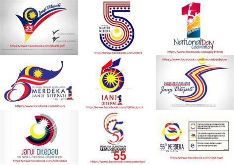 Logo Kemerdekaan Malaysia 55