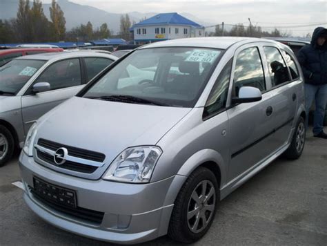 2004 Opel Meriva specs