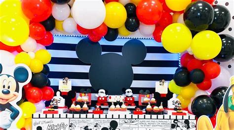 Fiesta de Mickey Mouse - como decorar una fiesta de Mickey Mouse