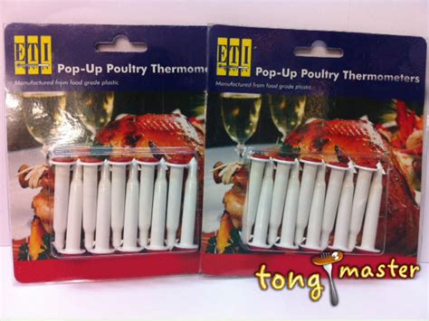 20 x Disposable Pop Up Timer/Thermometer