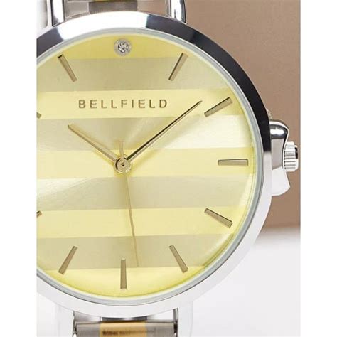 [New]Bell field Ladies Bellfield slim link bracelet strap watch with ...