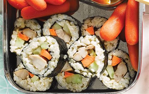 Teriyaki chicken sushi - a classic dish made easy - Healthy Food Guide