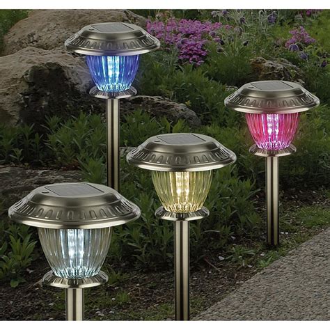 12 - Pc. Color Changing Solar Lights Set - 164812, Solar & Outdoor ...