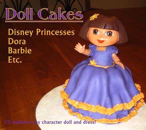 Custom Cakes By Stef: Dora Doll Cake