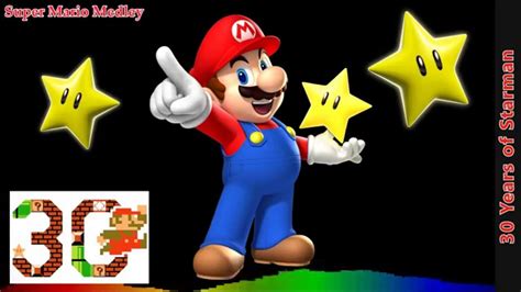 Super Mario Remix - 30 Years of Starman [Super Mario Medley] - YouTube