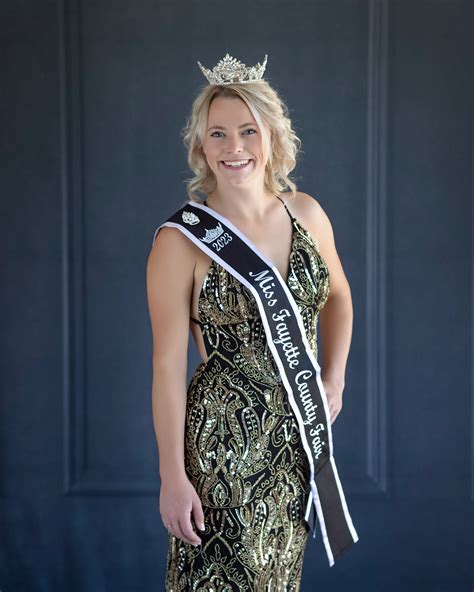 Miss Fayette County Fair Queen 2023 Josie Strauch will compete at Miss Illinois County Fair ...