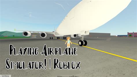 Playing Airplane Simulator! | Roblox - YouTube