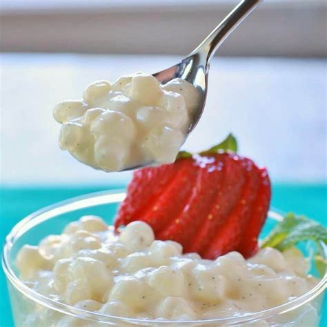 Classic Homemade Tapioca Pudding - Dish 'n' the Kitchen | Recipe | Pudding, Comfort desserts ...