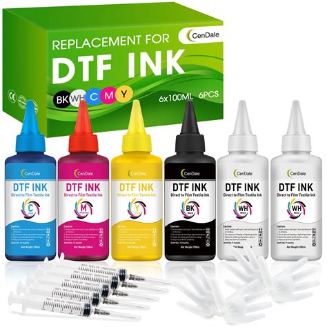 Buy CenDale Premium DTF Ink 600ML- DTF Transfer Ink for PET Film, Refill for DTF Printers Epson ...