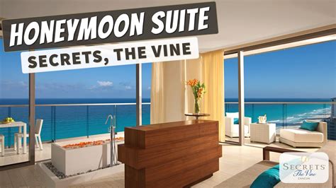 Honeymoon Suite Ocean Front | Secrets The Vine Cancun Resort | Full ...