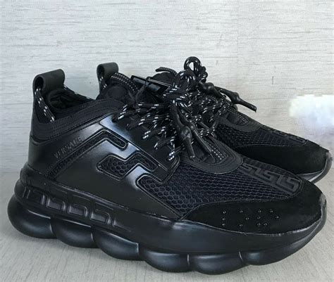 SNEAKERS VERSACE CHAIN REACTION TOTAL BLACK – D&M luxury brands