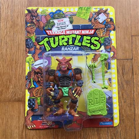 1991 TMNT II: Secret of the Ooze Movie "RAHZAR" Mint on card, unpunched, uncirculated, with ...