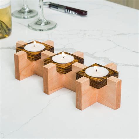 Saturday Morning Workshop: Wooden Tea Light Holder | Wooden tea light ...