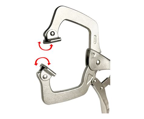 Locking C-Clamps with swivel pads | GongMaw Tools