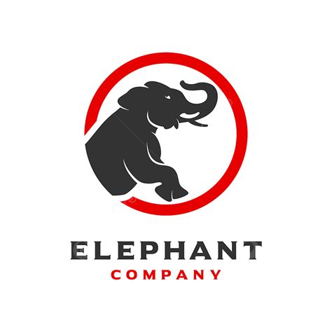 Templat Design Vector Hd PNG Images, Elephant Logo Design Template ...