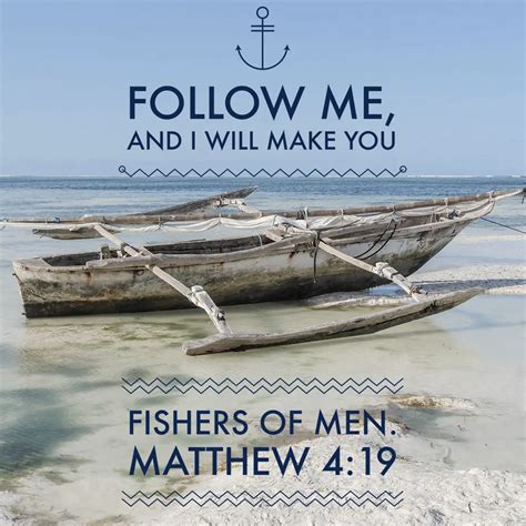 Matthew 4:19 – Fishers of Men - Encouraging Bible Verses