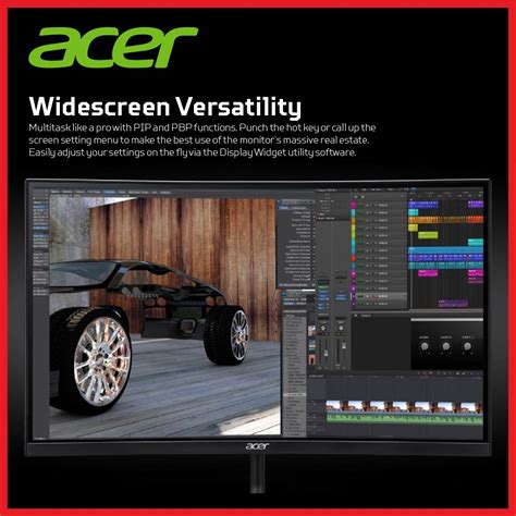 ACER NITRO EI242QRPBIIPX 24″ FHD VA 144HZ 1MS CURVED GAMING MONITOR ...