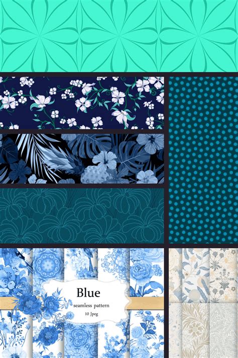 10 Best Blue Floral Pattern Images for 2021: Free and Premium | MasterBundles