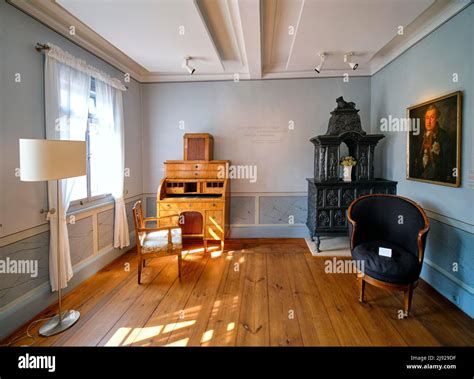 Lengefeld Salon, Schiller House, interior view, Rudolstadt, Thuringia, Germany Stock Photo - Alamy