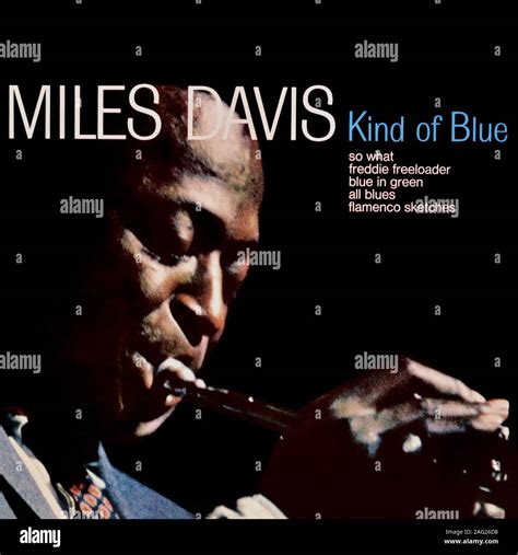 Miles Davis - original vinyl album cover - Kind Of Blue - 1959 Stock Photo - Alamy