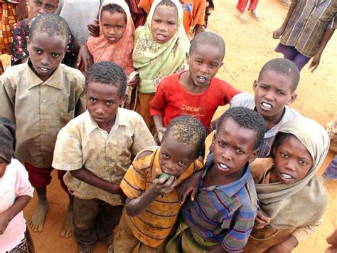 African Children in Refugee Camp Editorial Photo - Image of somalia, people: 58714876