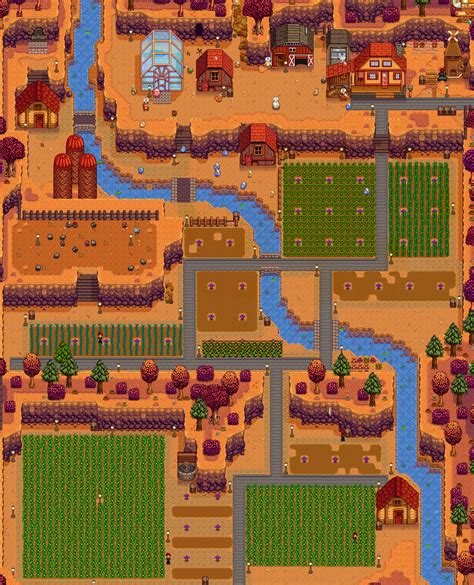 Hilltop farm stardew valley layout