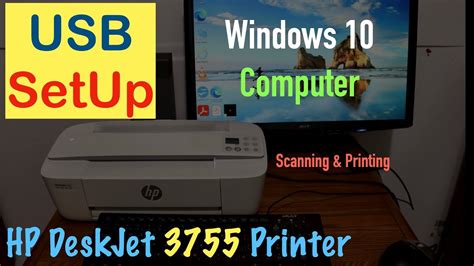 HP DeskJet 3755 SetUp Computer, Scanning & Printing Review !! - YouTube