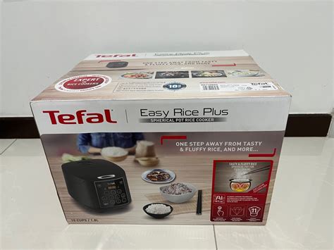 Tefal easy rice plus spherical pot rice cooker 1.8L, TV & Home ...